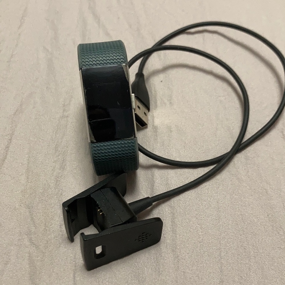 Fitbit Charge 2 with charger
